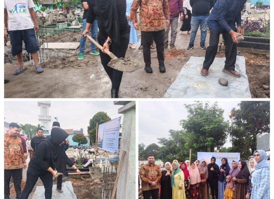 Peletakan Batu Pertama Gapura Masjid Jamik, Lailatul Badri Ajak Masyarakat Makmurkan Masjid