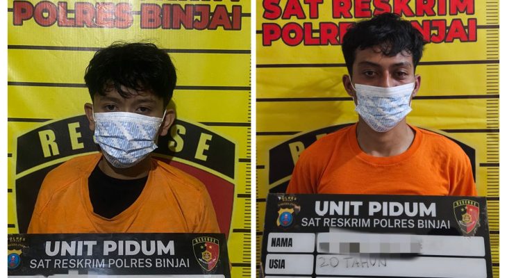 Duo Pembegal Pelajar di Binjai Dicokok Polisi