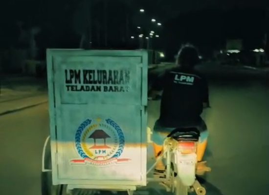 LPM Kelurahan Teladan Barat Hadirkan Becak Sampah, Inovasi Tingkatkan Kebersihan Lingkungan