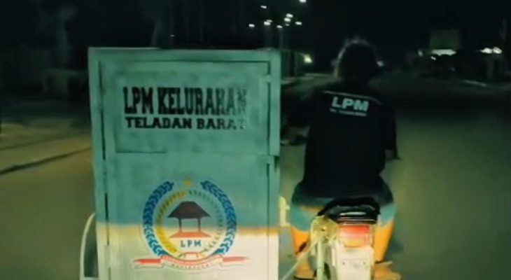 LPM Kelurahan Teladan Barat Hadirkan Becak Sampah, Inovasi Tingkatkan Kebersihan Lingkungan