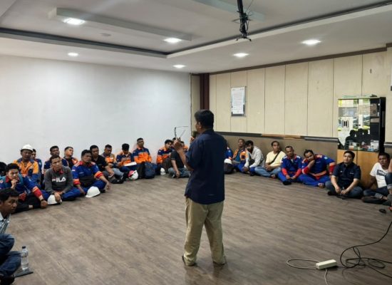 Cegah Kecelakaan Kerja, PMT Edukasi Bahaya Blind Spot di Terminal Belawan
