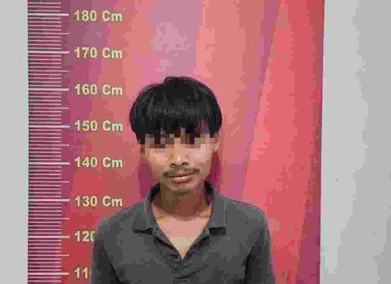 Pemuda Pengedar Sabu Ini Terjaring Penggerebekan Polsek Medan Area