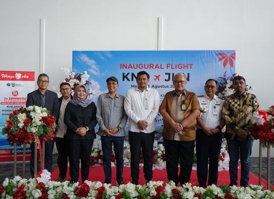 Kualanamu Perluas Konektivitas Sumut, Wings Air Resmi Buka Rute Langsung ke Mandailing Natal