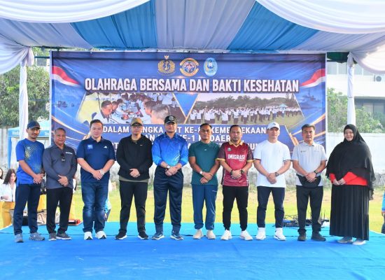 Pelindo Regional 1 Cabang Belawan Turut Sukseskan Pelaksanaan Car Free Day Perdana di Belawan