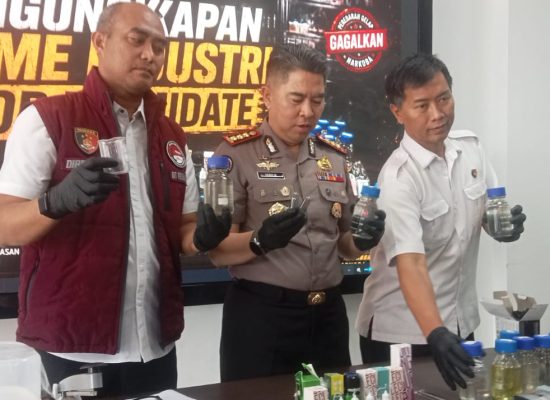 Polda Sumut: Bahan Baku Home Industry Vape Getar di Sunggal Berasal dari Kamboja