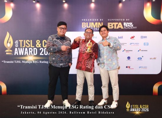 Pertamina Patra Niaga Sumbagut Raih Platinum TJSL & CSR Award 2026