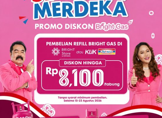 Pertamina Patra Niaga Regional Sumbagut Hadirkan Promo Bright Gas Semarak Merdeka