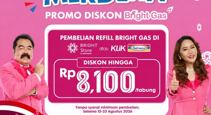 Pertamina Patra Niaga Regional Sumbagut Hadirkan Promo Bright Gas Semarak Merdeka