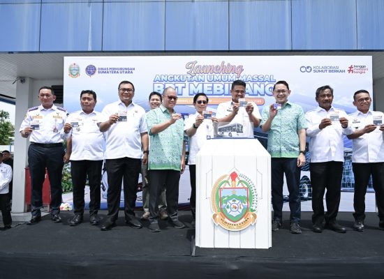 Bank Sumut Dukung Digitalisasi Transportasi BRT Mebidang Lewat Smartcash