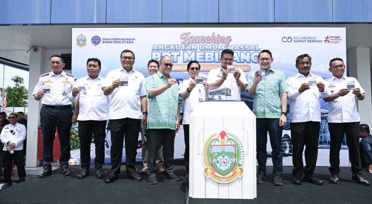 Bank Sumut Dukung Digitalisasi Transportasi BRT Mebidang Lewat Smartcash