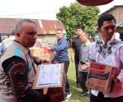 PLN UP3 Medan Salurkan Bantuan bagi Warga Terdampak Puting Beliung di Medan Johor