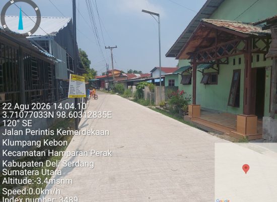 Kontrak Perbaikan Jalan Darsono Hamparan Perak Masih Berjalan, Tak Benar Mangkrak