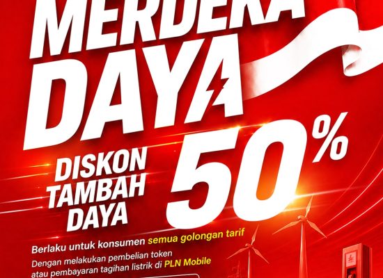 Rayakan HUT ke-81 RI, PLN UID Sumut Hadirkan Diskon Tambah Daya 50 Persen hingga 25 Agustus