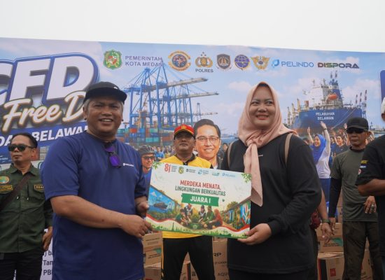 Pelindo Regional 1 Dukung Acara Car Free Day di Belawan