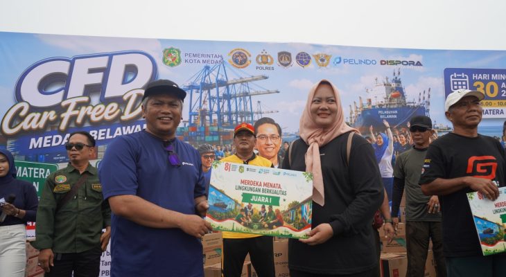 Pelindo Regional 1 Dukung Acara Car Free Day di Belawan