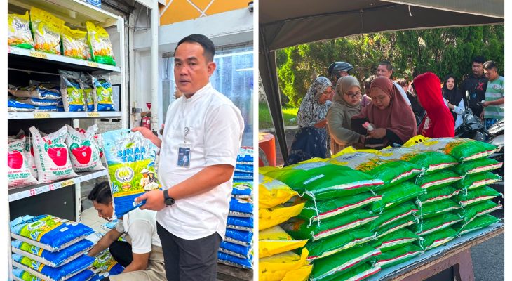Bulog Sumut Perbanyak Distribusi Beras SPHP dan Perkuat Pasokan Beras Premium di Ritel Modern