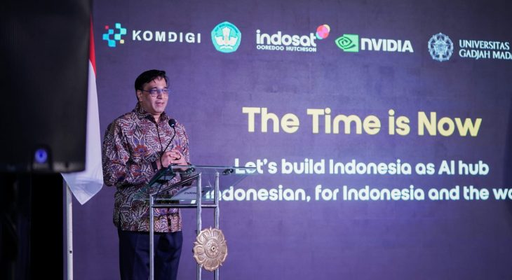 Dorong Kedaulatan AI, Kemkomdigi, Indosat, NVIDIA dan UGM Resmikan NVAITC