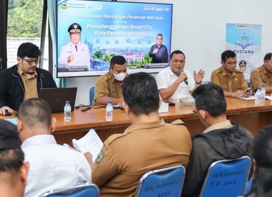 Dinas Kominfo Pematangsiantar Bahas Rancangan Perwa Penyelenggaraan Pematangsiantar Smart City