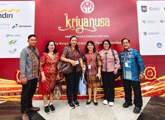 Ketua Dekranasda Ny Liswati Hadiri Kriyanusa Bersama Ny Selvi Gibran Rakabuming Raka