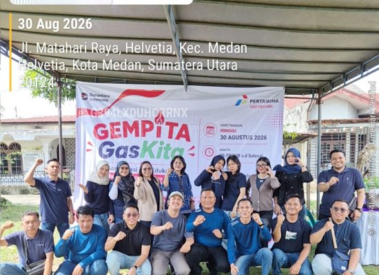 PGN Tingkatkan Edukasi Keselamatan Penggunaan Gas Bumi yang Aman melalui GEMPITA GasKita di Medan