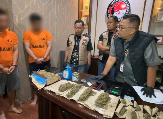 Kos Jadi Tempat Transit, Polisi Sita Ganja, Sabu, dan PG