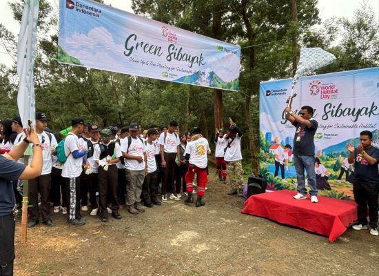 Pegadaian Gelar Green Sibayak, Ajak 100 Pelajar Peduli Kelestarian Lingkungan