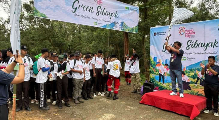 Pegadaian Gelar Green Sibayak, Ajak 100 Pelajar Peduli Kelestarian Lingkungan