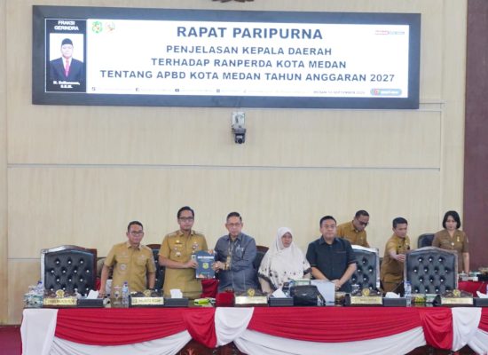 Pemko Medan Proyeksikan APBD 2027 Sebesar Rp 7,16 T, Rico Waas Fokus Optimalkan 17 Program Prioritas