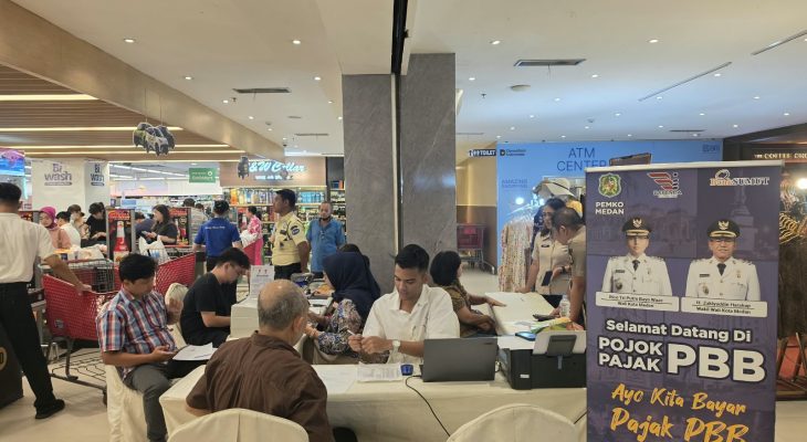 Pojok PBB Hadir di Brastagi Supermarket, Permudah Warga Bayar PBB Sambil Berbelanja