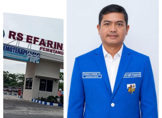 KNPI Siantar Minta RS Efarina Transparan Terkait Dugaan Malapraktik Pasien Bernama Hotnida
