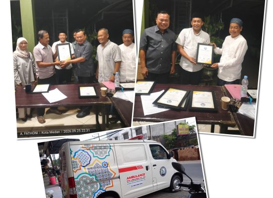 Wujud Transparansi Pengelolaan Donasi, Pengurus Ambulance STM Muslimin Serahkan LPJ Pengadaan