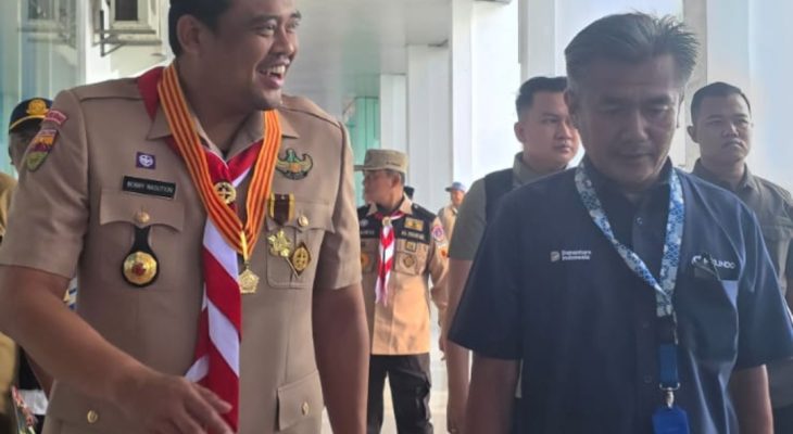 Pelindo Regional 1 Belawan Dukung Keberangkatan Kontingen Sumut ke Jambore Nasional XII 2026