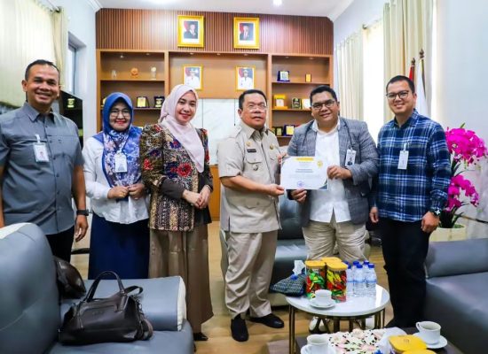 Wali Kota Wesly Sambut Silaturahmi Area Manager BSI Cabang Pematangsiantar