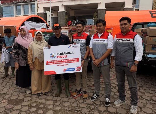 Pertamina Patra Niaga Dorong Pemulihan Pascabanjir Bandang Galodo di Solok
