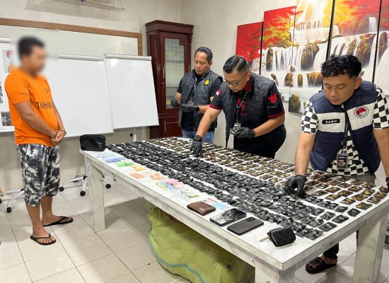 Kejar – Kejaran Sejauh 5 Kilometer, Polisi  Sergap Komplotan Kurir Narkoba 450 Pcs Pod Getar Asal Malaysia di Jalan Setia Budi Medan