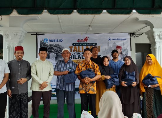HUT ke-4 RUBIS.ID, Salurkan Tali Asih dan Sembako untuk Bilal Mayit di Ramai Coffee