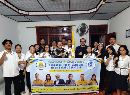 Pengurus Pusat GAMPERA Masa Bakti 2026-2029 Resmi Dilantik