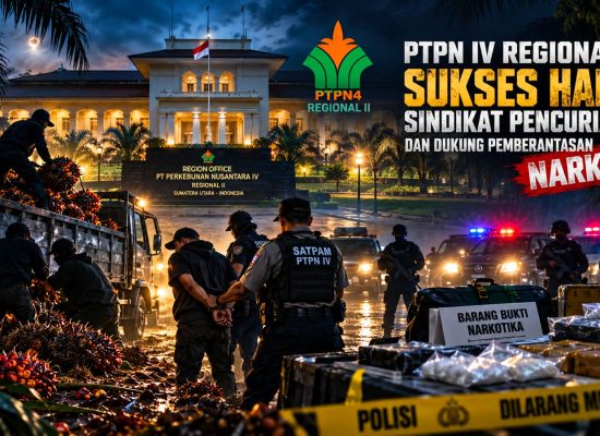 PTPN IV Regional 2 Sukses Hadapi Sindikat Pencurian TBS dan Dukung Pemberantasan Narkoba