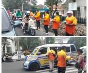 Terkait Kabut Asap, Kosgoro 57 kota Pematangsiantar Gerak Cepat Bagikan Ribuan Masker Pada Masyarakat dan Pengendara