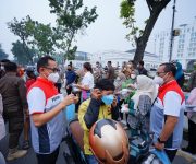 Pertamina Patra Niaga Regional Sumbagut Bagikan 2.200 Masker, Dukung Kesehatan Masyarakat di Tengah Kabut Asap Medan