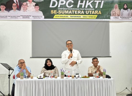 Perkuat Organisasi dan Dukung Swasembada Pangan, DPC HKTI Madina Gelar Konsolidasi Bersama DPD HKTI Sumut