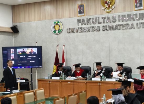 Disertasi Doktor Rusdi Marzuki di USU Soroti Tantangan Penegakan Hukum Pencemaran Nama Baik di Era Digital