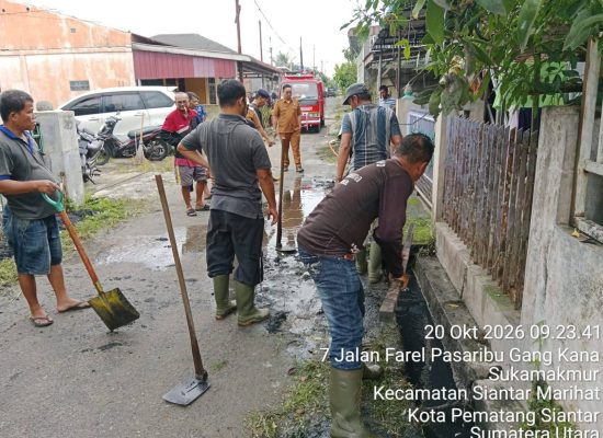 Persoalan Banjir, Selain Soal Perbaikan Infrastruktur, Camat Siantar Marihat Himbau Masyarakat Tidak Buang Sampah Sembarangan