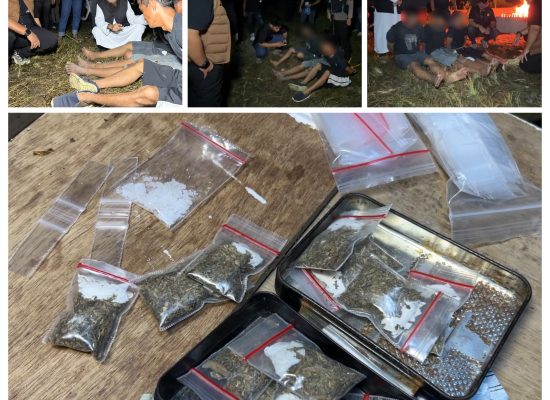 GSN di  Jermal 12, 3 Pelaku Ditangkap, Belasan Paket Narkoba Disita