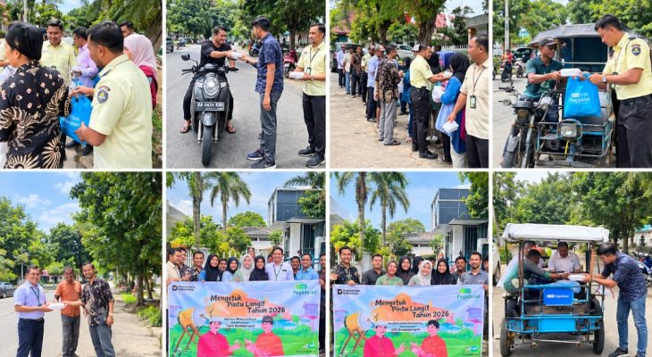 Mengetuk Pintu Langit, Pegadaian Kanwil I Medan Berbagi Makanan kepada Masyarakat
